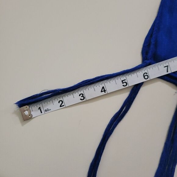 Open Front Bohemian Aztec Diamond Print Tassel Kimono Beach Cover-up Cardigan - Picture 10 of 11